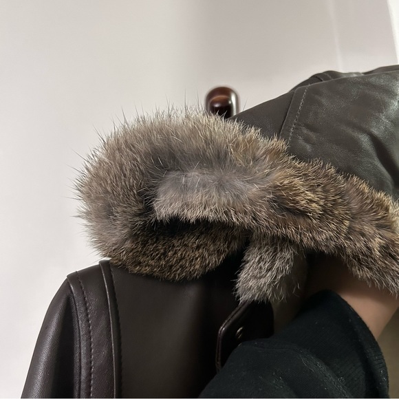 DANIER LEATHER JACKET WITH FUR!!! - Picture 8 of 15